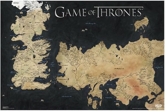 game of thrones map