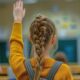 teacher students unbraiding hair